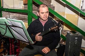 La banda Charcojondo, pregoneros de las fiestas de Lomo Magullo de este año/Antonio Alí.